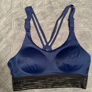 Women’s Victoria Sport navy blue sports bra size 34B